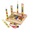 Viga Gioco Educativo in Legno Perline Logiche 104 Pezzi Anteprima dell’immagine prodotto 7
