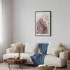 Plakát Křehké pivoňky 40x60 cm s černým rámem s okrajem Náhled obrázku produktu 2