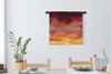 MuchoWow® Wandteppich Wandbehang Wolken - Sonne - Rot 60x60 Produktbild-Vorschau 3