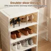 COSTWAY 6-poziomowa szafka na buty na 12 par, wolnostojąca Podgląd zdjęcia produktu 7