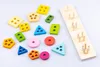 Holzpuzzle Montessori Sensorik Sortierbrett – Lernspielzeug Produktbild-Vorschau 5