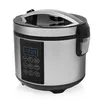 A silver digital rice cooker and steamer on a white background. Náhľad obrázku produktu