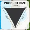 Sonnensegel aus Oxford-Gewebe, sandfarben, dreieckig, 2x2x2 Produktbild-Vorschau 3