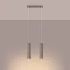 Pendelleuchte KARBON 2 taupe 2xGU10 10W Aluminium Produktbild-Vorschau 3
