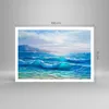 Poster - Poster ohne Rahmen - Meer Welle Möwe - 100x70 cm - Produktbild-Vorschau 4