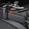 Leder-Ablagetasche für Autositzlücken mit Becherhalter, Produktbild-Vorschau 6
