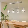 LED Hängeleuchte, Glas rauch, höhenverstellbar, L 60 cm Produktbild-Vorschau 6