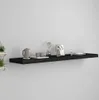 vidaXL Plávajúca polica čierna 120x23,5x3,8 cm MDF - Náhľad obrázku produktu 2