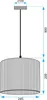 Lampe Suspendue Toolight APP1323-1CP Boho 25cm Brown Voir les images du produit 8