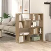 vidaXL Libreria/divisorio Artisan in rovere 105x24x102 cm Anteprima dell’immagine prodotto 2