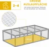 PawHut Freilaufgehege Freigehege Holz, 181 x 100 x 48 cm, Produktbild-Vorschau 6