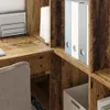 Biurko Narożne Z Półką Stare Drewno 101,5 X 149,5 X 149,5 Podgląd zdjęcia produktu 12