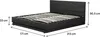 Letto LED con contenitore "Anastasia" - 160 x 200 cm - Nero Anteprima dell’immagine prodotto 4