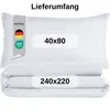 Komfortec Premium Bettwäsche 240x220 cm Bettbezug + 40x80 Produktbild-Vorschau 6