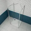 76x80cm 195cm 6mm ESG Nano Glas Glastür Duschtür Produktbild-Vorschau 3
