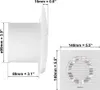 Europlast EE100 – Elektroventilator E-EXTRA, Ø100mm Produktbild-Vorschau 3
