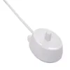 A white electric toothbrush charger base with a white cable extending diagonally upwards. Náhled obrázku produktu