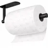 Küchenrollenhalter XXL Schwarz Matt Wandhalter Produktbild-Vorschau 1