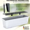 Blumenkasten Milano 3er Set - Weiss - Mit Hydroeinsatz und Produktbild-Vorschau 3