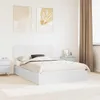 vidaXL Lit de rangement avec tête de lit Blanc 140 x 190 cm Voir les images du produit 2