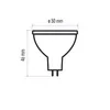 LED žárovka Classic MR16 / GU5,3 / 4,5 W (31 W) / 380 lm / neutrální bílá Produktbild-Vorschau