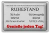 Blechschild Spruch 12x18 cm Urkunde wohlverdienter Produktbild-Vorschau 1