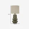 Mauro Ferretti HARMONY Tischlampe Grün 20x41,5 cm E14 40W Produktbild-Vorschau 9
