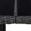 VidaXL 310145, Schwarz, 1000 mm, 2000 mm, 740 mm Produktbild-Vorschau 4