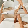 SoBuy Skladacie drevené stoličky s čalúnením – Ergonomické Náhľad obrázku produktu 11