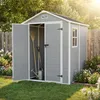 ECD Germany Gartenhaus wetterfest 5m³ Kunststoff Gerätehaus Produktbild-Vorschau 8
