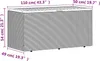 vidaXL Záhradná truhla čierna 110x50x54 cm polyratan Náhľad obrázku produktu 9