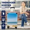 MuchoWow® Koffer Handgepäck Trolley Rollkoffer Kleine Produktbild-Vorschau 2