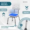 Tabouret de salle de bain Mobiclinic Réglable en hauteur Voir les images du produit 4