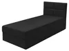 Jugendbett Polsterbett - 80x180 cm - Schwarz - mit Produktbild-Vorschau 1