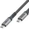 Goobay 74210, 0,5 m, USB C, USB C, 40 Gbit/s, Czarny, Szary Podgląd zdjęcia produktu 16