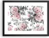 Gerahmtes Poster - Schwarzer Rahmen - Blumen Blätter Produktbild-Vorschau 1