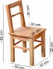Kinderstuhl Kernbuche geölt Kindergartenstuhl 29 x 29 x 55 Produktbild-Vorschau 5
