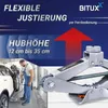 Bituxx Elektrischer 2T Wagenheber Scherenwagenheber KFZ Produktbild-Vorschau 5