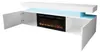 MIRJAN24 TV-Lowboard EF 2D Glossa mit Kamin, Realistische Produktbild-Vorschau 1
