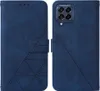 Galaxy M53 5G Hülle, Schlank Prägung Flip Leder Produktbild-Vorschau 1