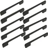 lot de 10 poignées de meubles noires mates 96 mm - Solution Voir les images du produit 1