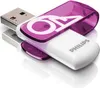 Philips Clé USB 2.0 Vivid, 64 Go, lot de 2, Couleur:Violet Voir les images du produit 2