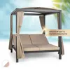 Blumfeldt Doppelliege Outdoor für 2 Personen mit Dach, XL Produktbild-Vorschau 1