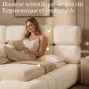 Lit double rembourré 160x200 cm avec sommier à lattes, tête Voir les images du produit 4