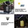 Grafner® LED Solar Laterne mit Kerze | täuschend echt | mit Produktbild-Vorschau 7