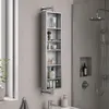 Relaxdays draaibare spiegelkast, 6 open vakken, Productafbeelding-voorbeeld 5