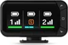 A close-up of a digital device screen displaying battery and signal indicators. Voir les images du produit