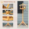 PawHut Vogelhaus Vogelvilla Futterhaus Vogelhäuschen mit Produktbild-Vorschau 7