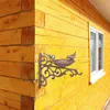 Relaxdays Vogeltränke, Gusseisen, Wandmontage, Wetterfest, Produktbild-Vorschau 5