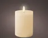 Lumineo LED Wachskerze Creme 11,2 x 7 cm, batteriebetrieben Produktbild-Vorschau 2